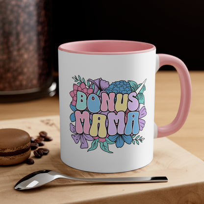 "Bonus Mama" Coffee Mug, 11oz (name customization for +$5)