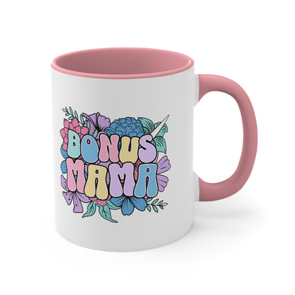 "Bonus Mama" Coffee Mug, 11oz (name customization for +$5)