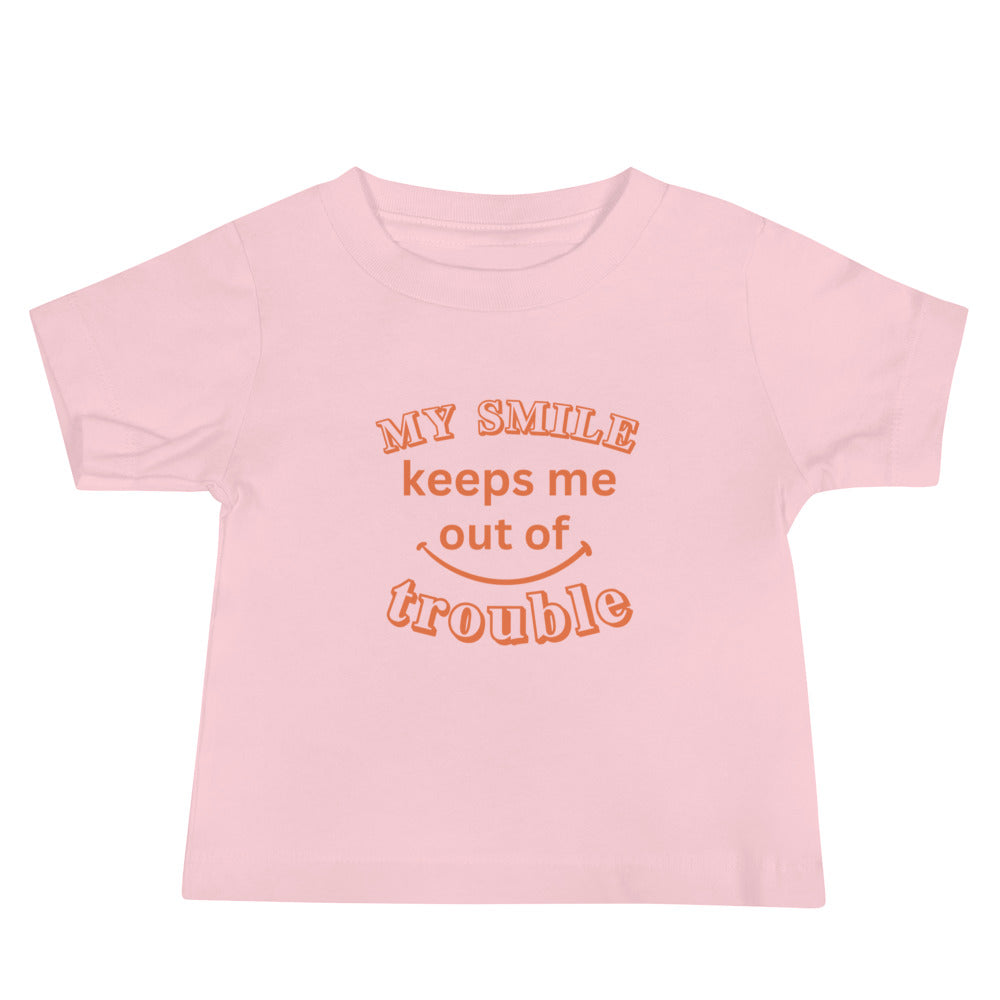 "My Smile" Baby Jersey Short Sleeve Tee