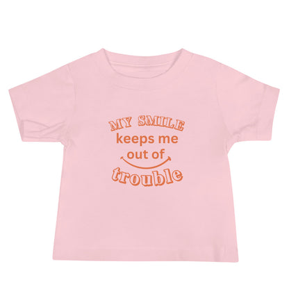 "My Smile" Baby Jersey Short Sleeve Tee