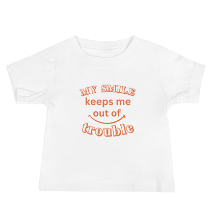 "My Smile" Baby Jersey Short Sleeve Tee