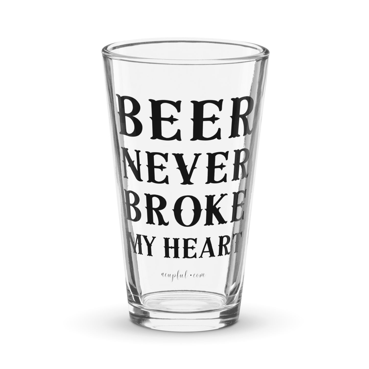 Beer Pint Glass