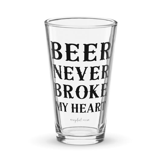 Beer Pint Glass