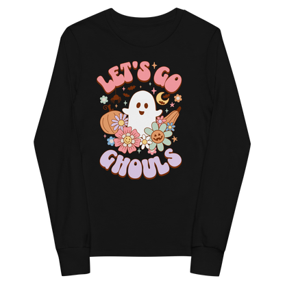 "Let's Go Ghouls" Youth long sleeve Halloween tee